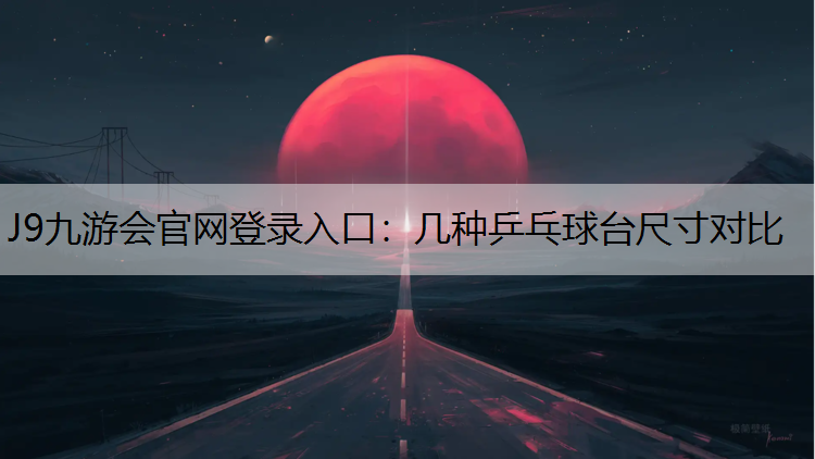 几种乒乓球台尺寸对比